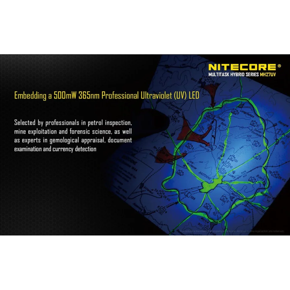Latarka Nitecore MH27UV 1000 Lumenów 8 Latarka Nitecore MH27UV 1000 Lumenów
