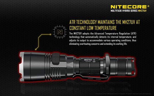 Latarka Nitecore MH27UV 1000 Lumenów-12