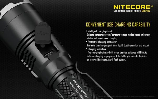 Latarka Nitecore MH27UV 1000 Lumenów-13