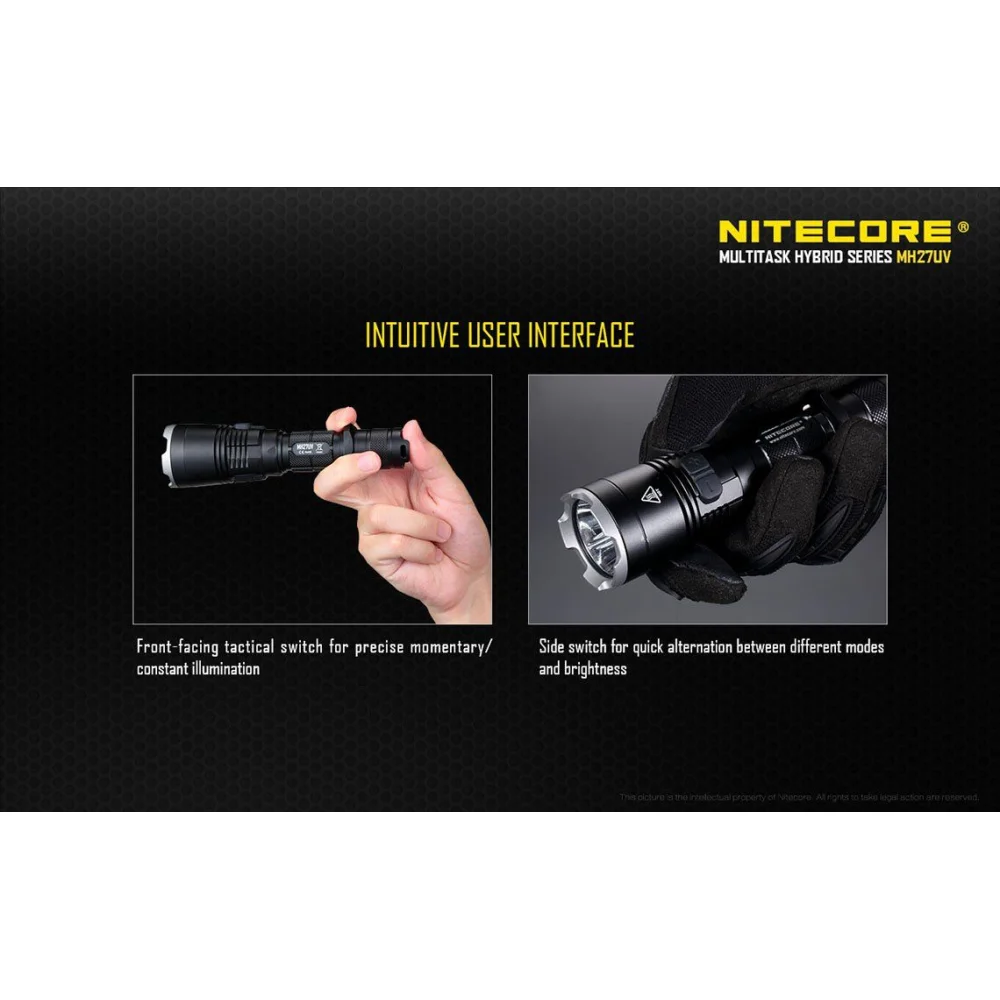 Latarka Nitecore MH27UV 1000 Lumenów 15 Latarka Nitecore MH27UV 1000 Lumenów