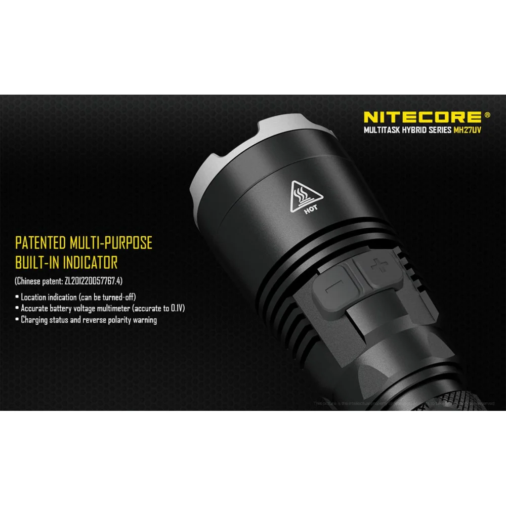 Latarka Nitecore MH27UV 1000 Lumenów 19 Latarka Nitecore MH27UV 1000 Lumenów
