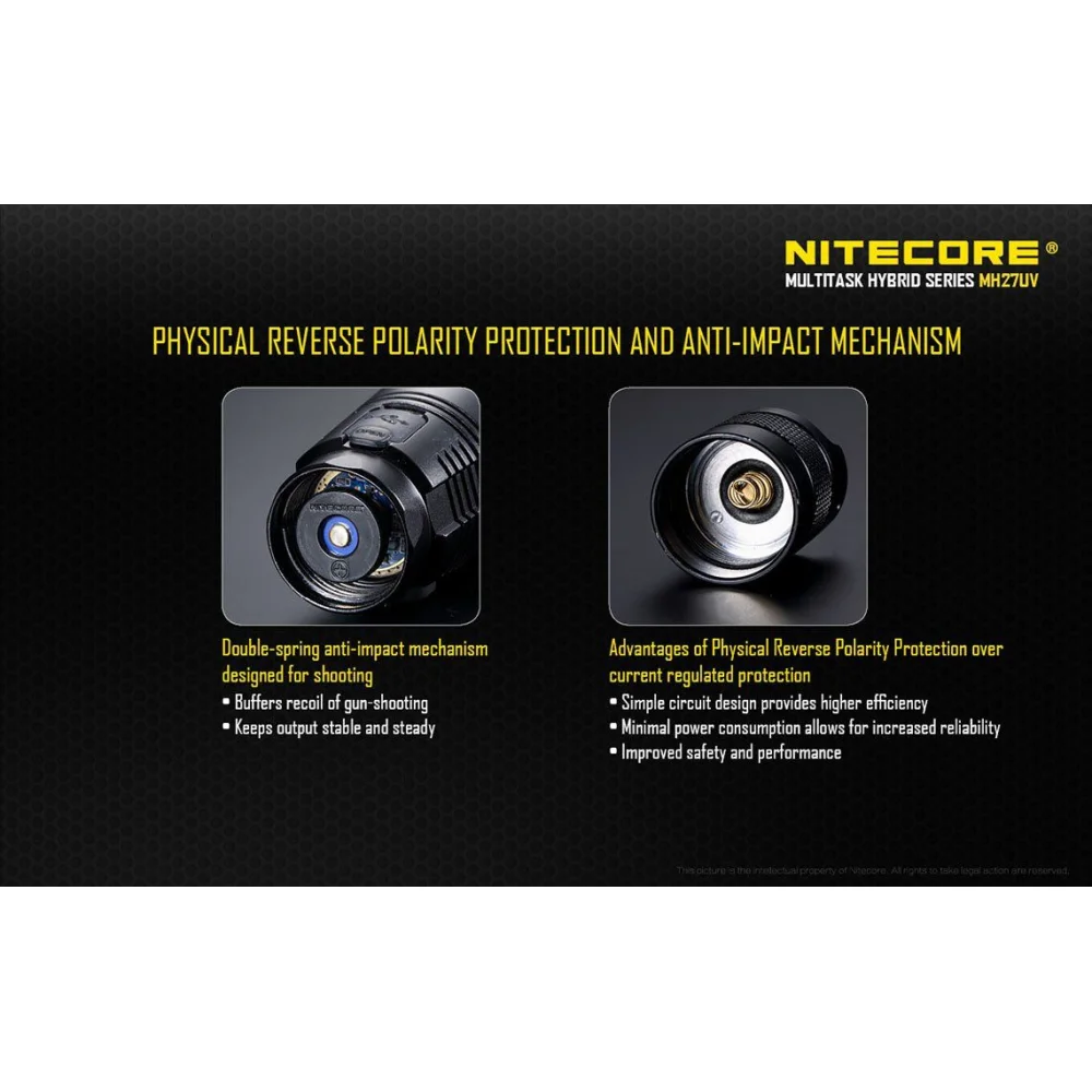 Latarka Nitecore MH27UV 1000 Lumenów 22 Latarka Nitecore MH27UV 1000 Lumenów