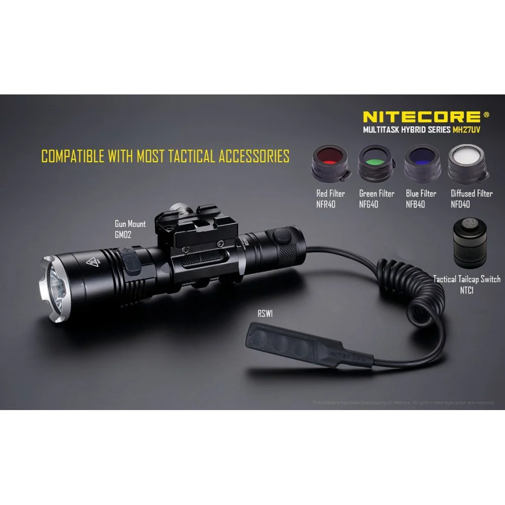Latarka Nitecore MH27UV 1000 Lumenów 23 Latarka Nitecore MH27UV 1000 Lumenów