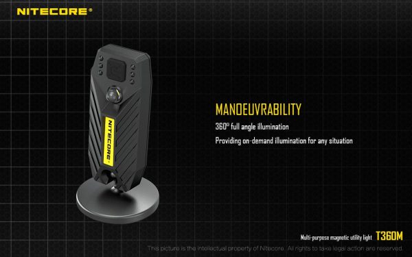 Latarka Nitecore T360M 45 Lumenów z Magnesem-9