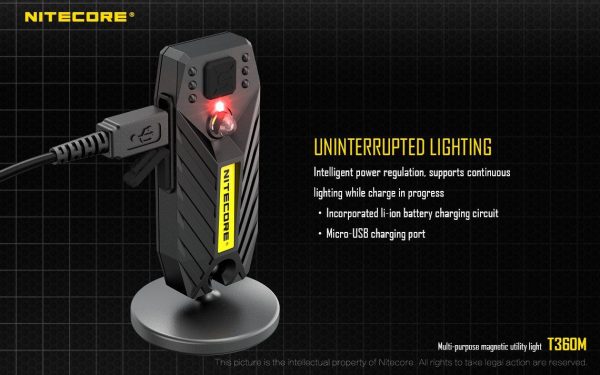 Latarka Nitecore T360M 45 Lumenów z Magnesem-10