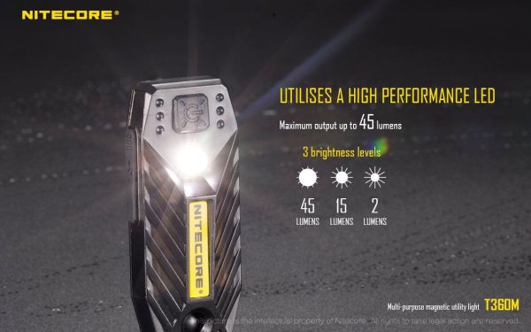 Latarka Nitecore T360M 45 Lumenów z Magnesem-11