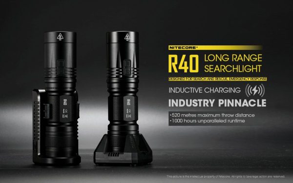 Latarka Nitecore R40 ze Stacją Ładowania 1000 Lumenów-8