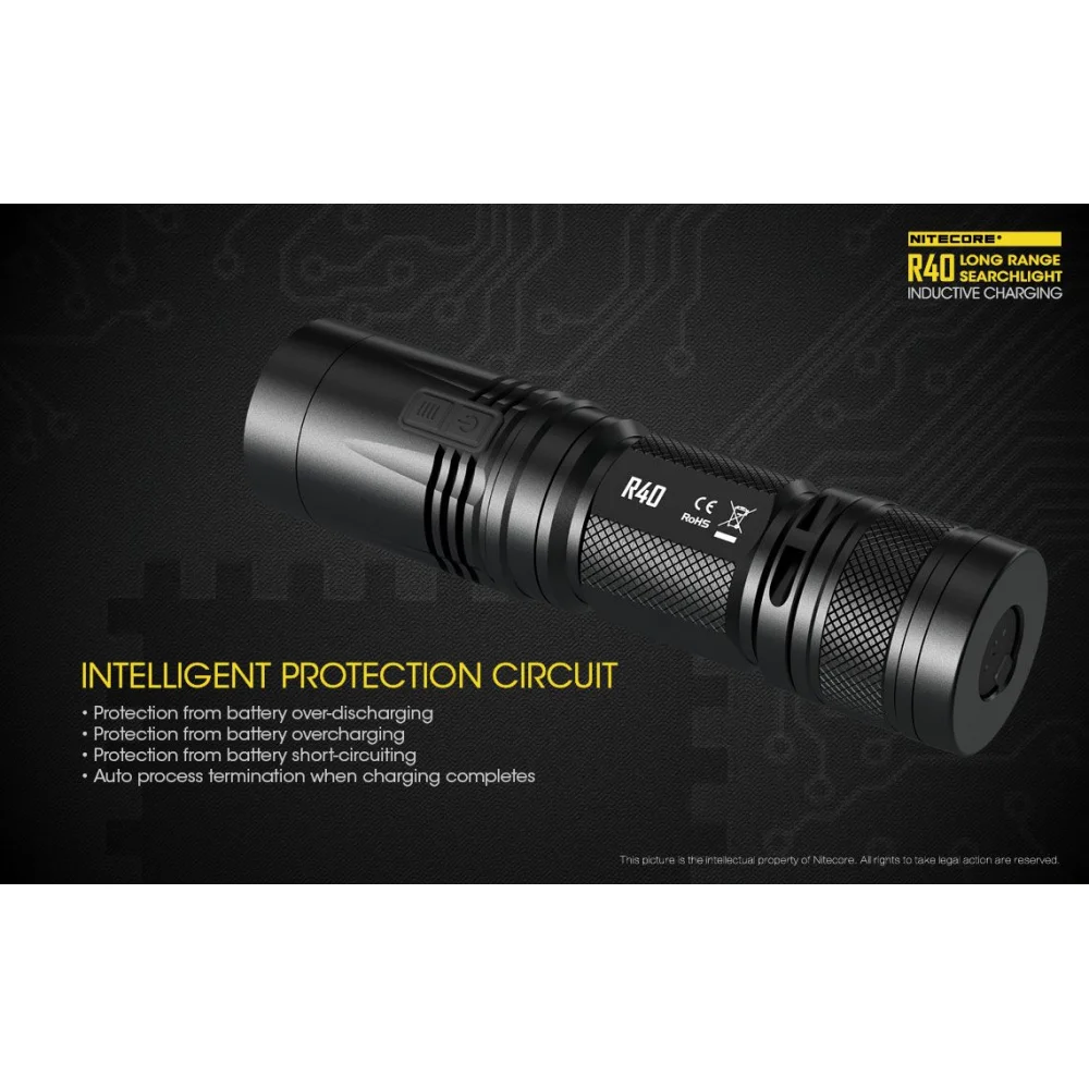 Latarka Nitecore R40 ze Stacją Ładowania 1000 Lumenów 19 Latarka Nitecore R40 ze Stacją Ładowania 1000 Lumenów