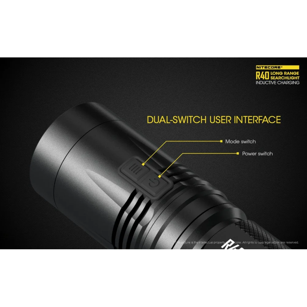 Latarka Nitecore R40 ze Stacją Ładowania 1000 Lumenów 22 Latarka Nitecore R40 ze Stacją Ładowania 1000 Lumenów