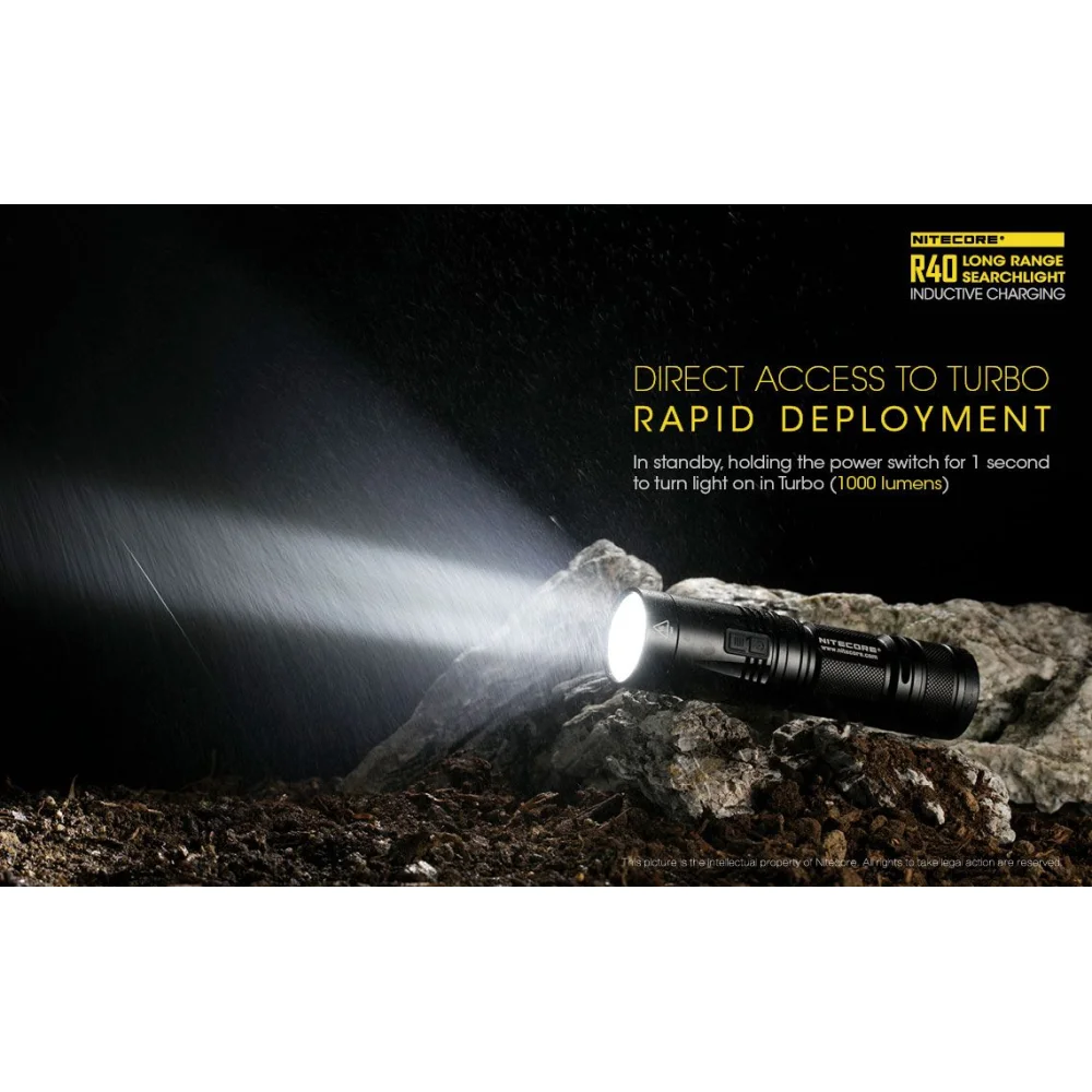Latarka Nitecore R40 ze Stacją Ładowania 1000 Lumenów 23 Latarka Nitecore R40 ze Stacją Ładowania 1000 Lumenów