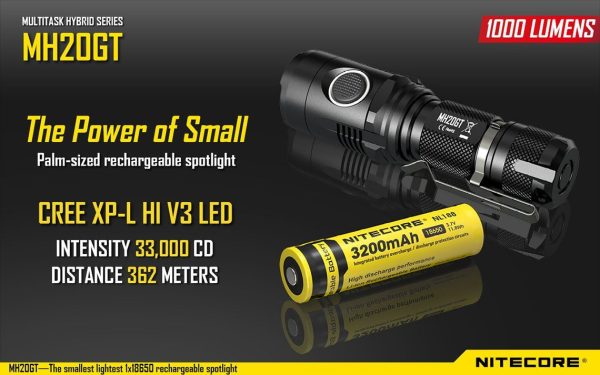Latarka Nitecore MH20GT 1000 Lumenów-6