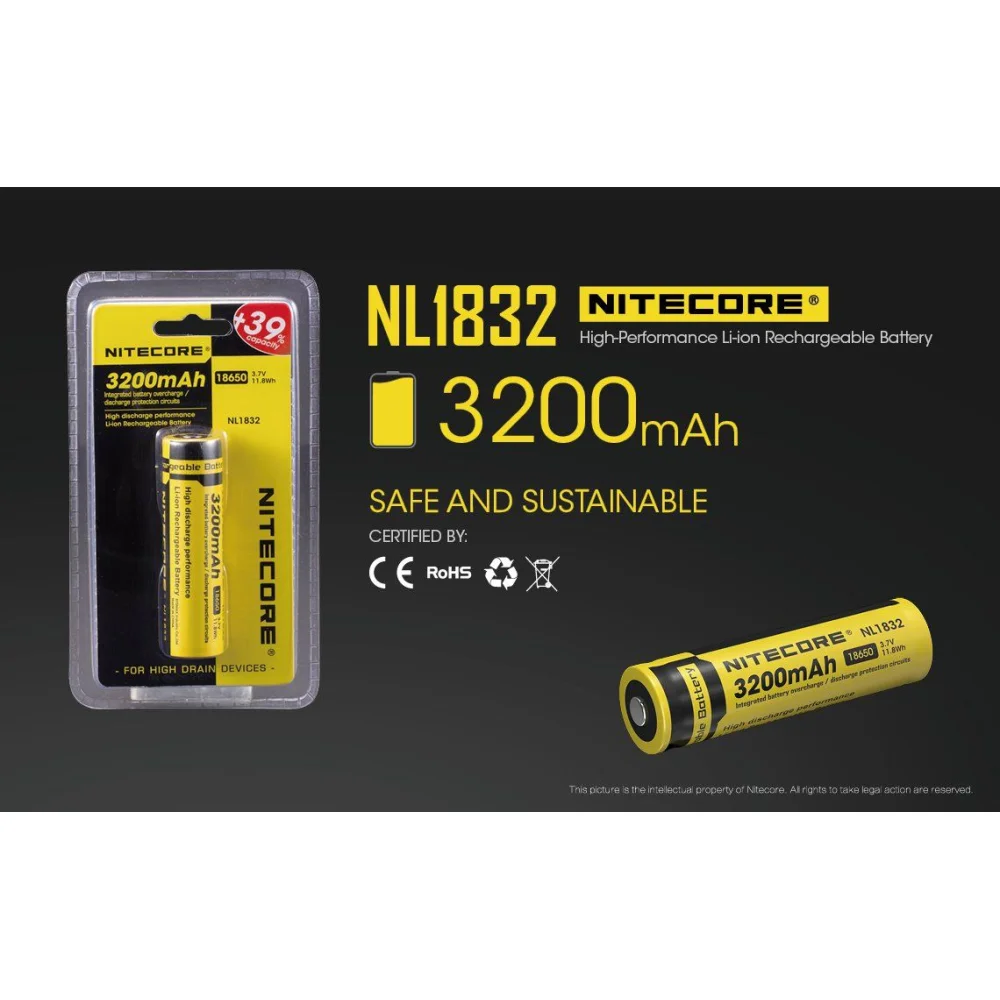 Akumulator Nitecore 18650 NL1832 3200mAh 3 Akumulator Nitecore 18650 NL1832 3200mAh
