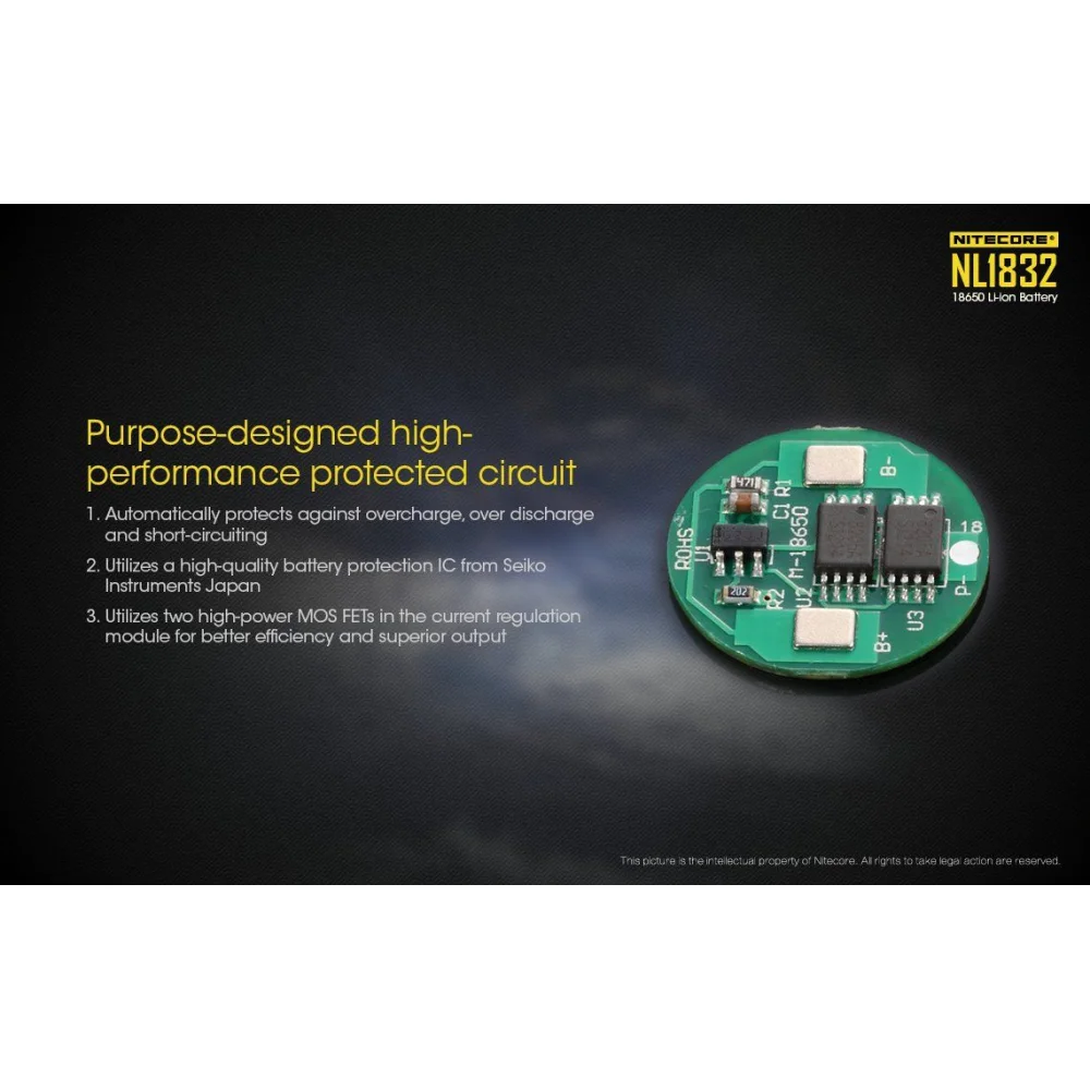 Akumulator Nitecore 18650 NL1832 3200mAh 6 Akumulator Nitecore 18650 NL1832 3200mAh