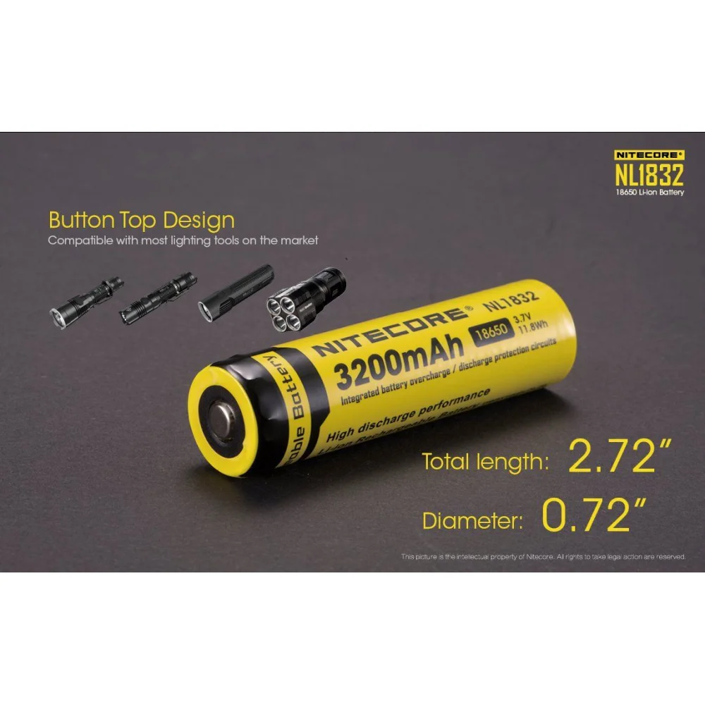 Akumulator Nitecore 18650 NL1832 3200mAh 7 Akumulator Nitecore 18650 NL1832 3200mAh