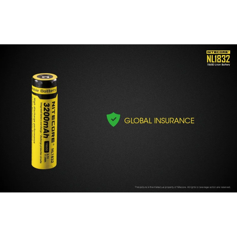 Akumulator Nitecore 18650 NL1832 3200mAh 10 Akumulator Nitecore 18650 NL1832 3200mAh