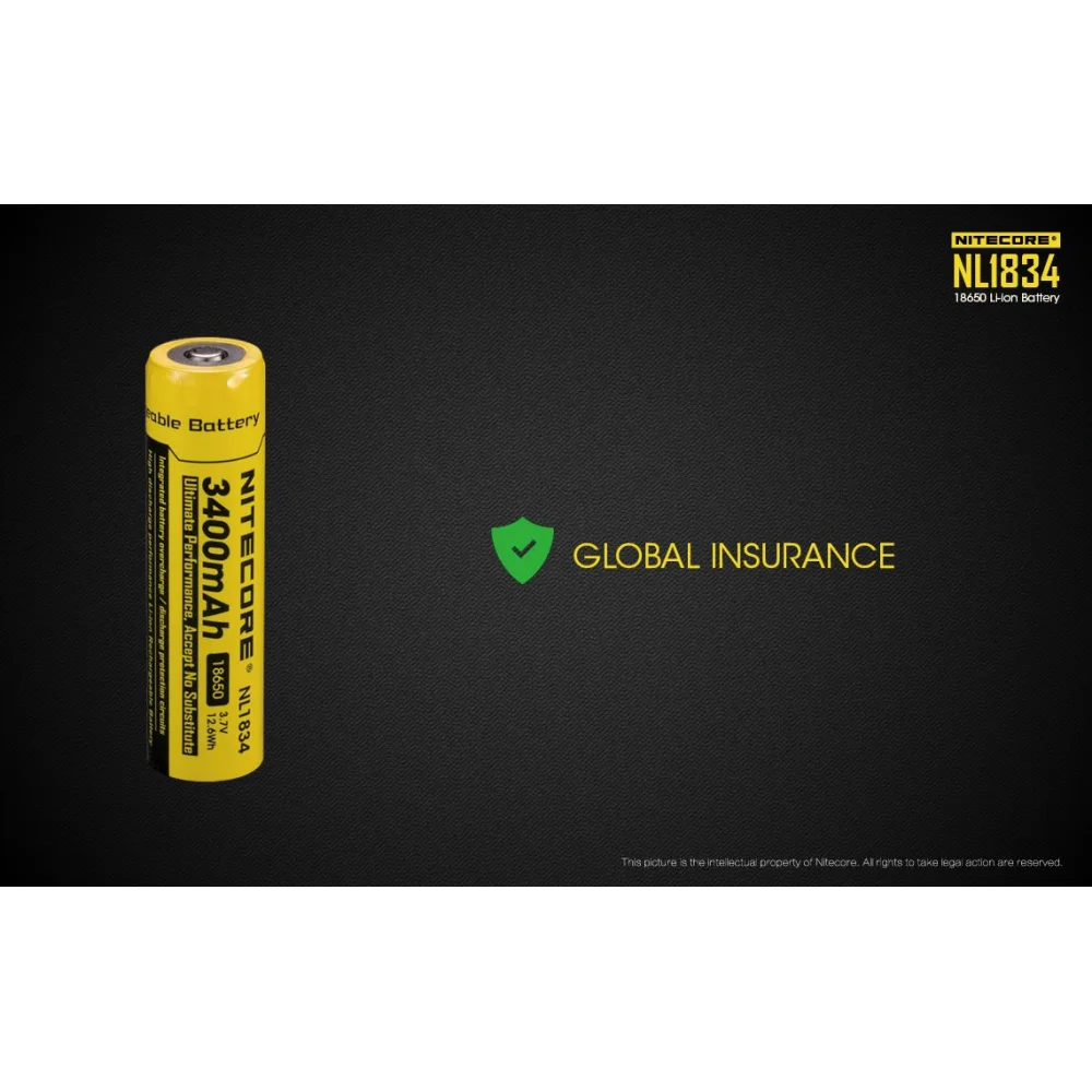 Akumulator Nitecore 18650 NL1834 3400mAh 10 Akumulator Nitecore 18650 NL1834 3400mAh