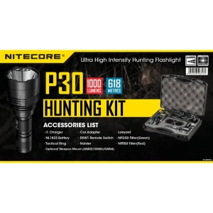 Zestaw Nitecore Hunting Kit – latarka P30