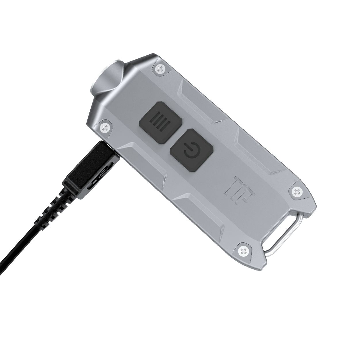 Latarka Nitecore TIP CRI 240 Lumenów TIP CRI to młodszy brat popularnej latarki TIP. Ma maksymalną moc 240 lumenów i świeci światłem neutralnym białym. Jej światło dociera na odległość nawet 56 metrów. Latarka charakteryzuje się kompaktowymi rozmiarami i możliwością ładowania przez USB. Choć w zestawie brak jest kabla zasilającego to można do jej - LifeGun.pl Latarka Nitecore TIP CRI 240 Lumenów-3