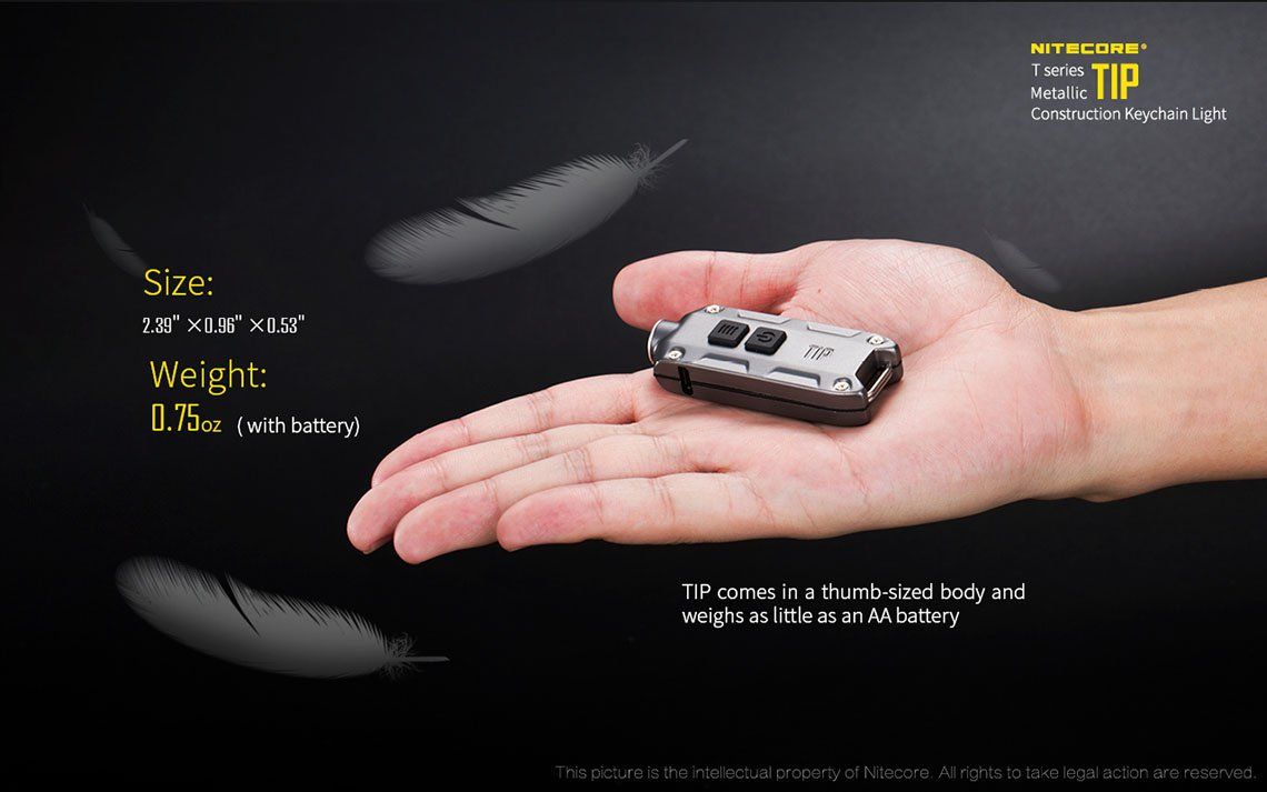 Latarka Nitecore TIP CRI 240 Lumenów TIP CRI to młodszy brat popularnej latarki TIP. Ma maksymalną moc 240 lumenów i świeci światłem neutralnym białym. Jej światło dociera na odległość nawet 56 metrów. Latarka charakteryzuje się kompaktowymi rozmiarami i możliwością ładowania przez USB. Choć w zestawie brak jest kabla zasilającego to można do jej - LifeGun.pl Latarka Nitecore TIP CRI 240 Lumenów-7