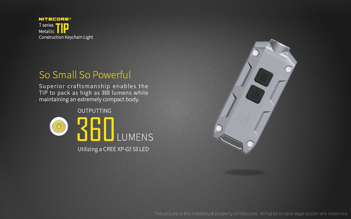 Latarka Nitecore TIP CRI 240 Lumenów TIP CRI to młodszy brat popularnej latarki TIP. Ma maksymalną moc 240 lumenów i świeci światłem neutralnym białym. Jej światło dociera na odległość nawet 56 metrów. Latarka charakteryzuje się kompaktowymi rozmiarami i możliwością ładowania przez USB. Choć w zestawie brak jest kabla zasilającego to można do jej - LifeGun.pl Latarka Nitecore TIP CRI 240 Lumenów-8