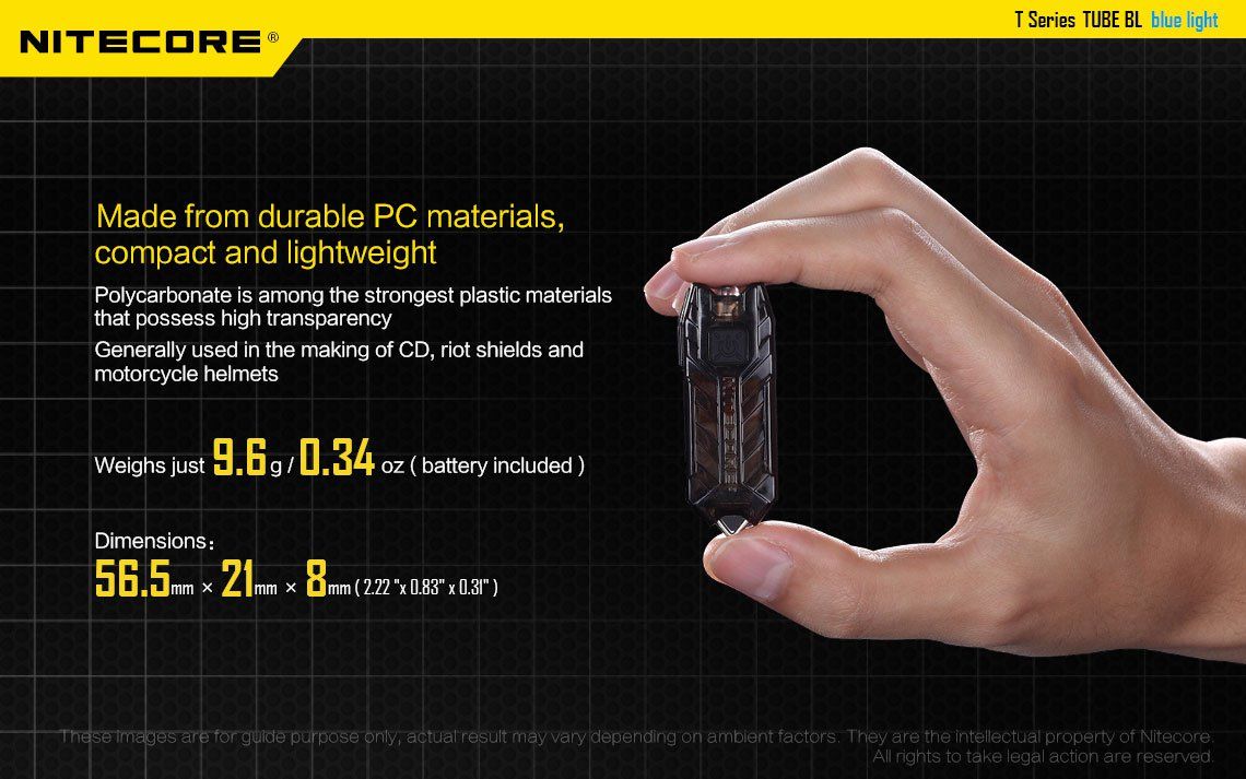 Latarka Nitecore TUBE-BL Blue Light (niebieskie światło) Kompaktowa latarka ze światłem niebieskim (podstawowym). Światło niebieskie doskonale sprawdzi się na polowaniu (widać ślady krwi) czy podczas nocnego łowienia ryb. CECHY: Moc: 4 lumeny Maksymalny czas pracy: 45 minut Wbudowany akumulator Li-ion Światło niebieskie (podstawowe) - doskonale sprawdzi się np.: na polowaniu Port USB do - LifeGun.pl Latarka Nitecore TUBE-BL Blue Light (niebieskie światło)-12