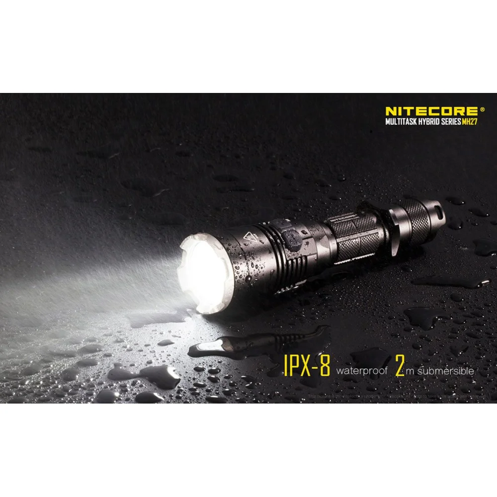 Komplet: Latarka Led Nitecore MH27 1000 Lumenów + Akumulator 1834 23 Komplet: Latarka Led Nitecore MH27 1000 Lumenów + Akumulator 1834