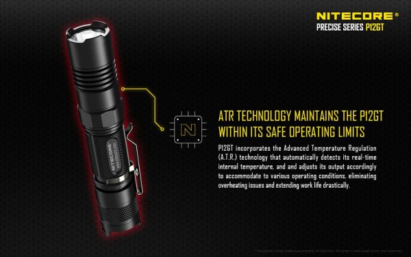 Latarka LED Nitecore P12GT 1000 lumenów + NL1826-7