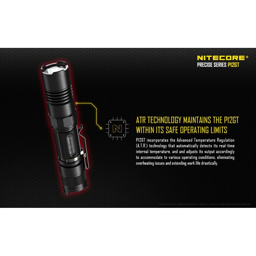 Latarka LED Nitecore P12GT 1000 lumenów + NL1826 7 Latarka LED Nitecore P12GT 1000 lumenów + NL1826