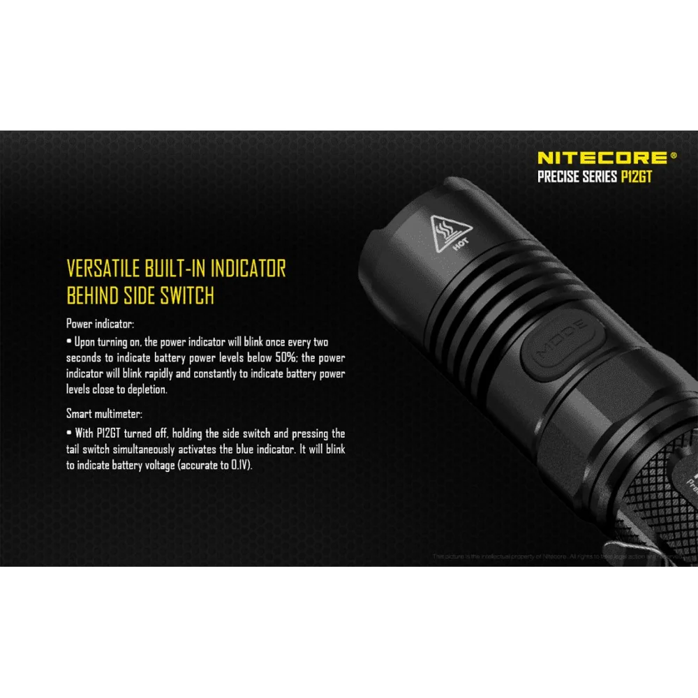 Latarka LED Nitecore P12GT 1000 lumenów + NL1826 14 Latarka LED Nitecore P12GT 1000 lumenów + NL1826