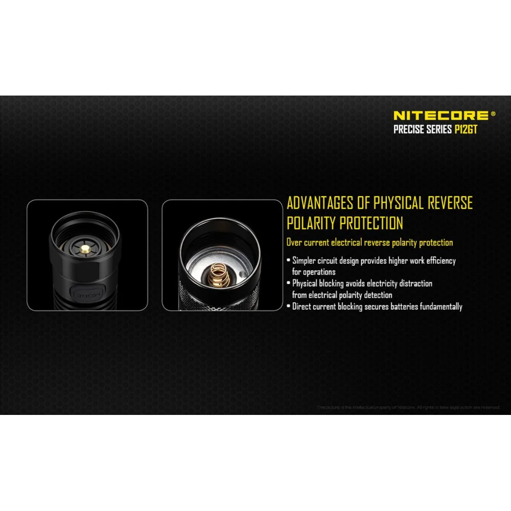 Latarka LED Nitecore P12GT 1000 lumenów + NL1826 16 Latarka LED Nitecore P12GT 1000 lumenów + NL1826