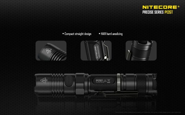Latarka LED Nitecore P12GT 1000 lumenów + NL1826-17