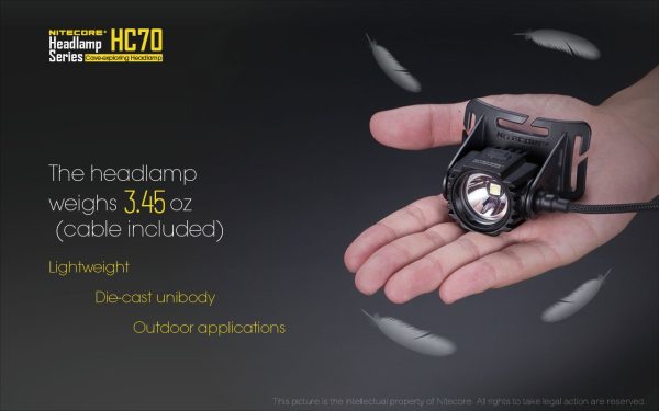 Latarka czołowa Nitecore HC70 1000L-10