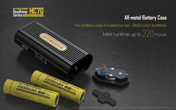 Latarka czołowa Nitecore HC70 1000L-13
