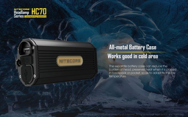 Latarka czołowa Nitecore HC70 1000L-16