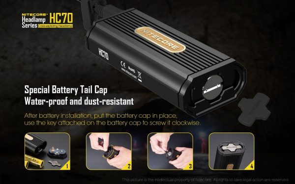 Latarka czołowa Nitecore HC70 1000L-17