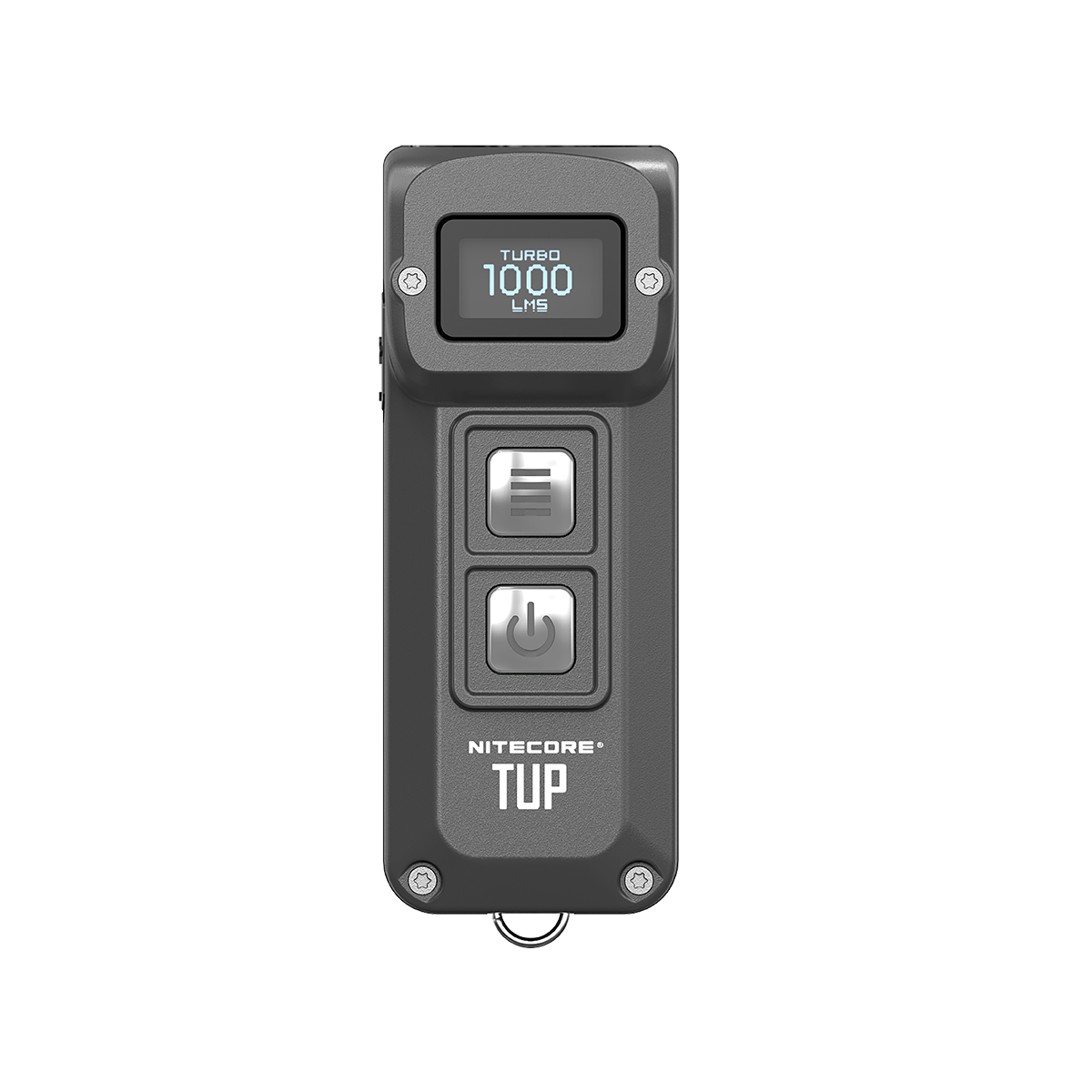 Zasięg wiązki światła (m): 180 | Długość całkowita (mm): 70 | Źródło światła: LED CREE XP-L HD V6 | Moc światła (L): 1000 | Waga (g): 53.2 - LifeGun.pl Latarka Nitecore TUP 1000 lumenów Szara-1