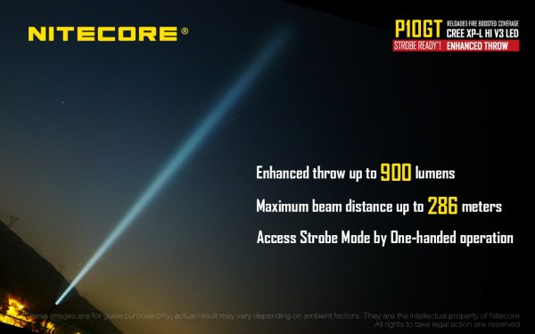 Latarka Nitecore P10GT 900 Lumenów-6