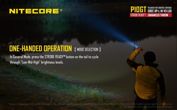 Latarka Nitecore P10GT 900 Lumenów-10
