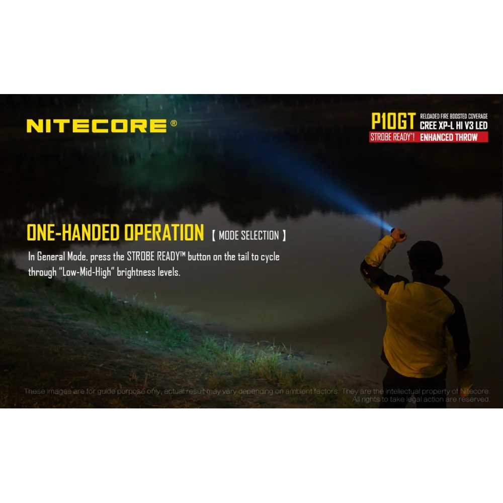 Latarka Nitecore P10GT 900 Lumenów 10 Latarka Nitecore P10GT 900 Lumenów