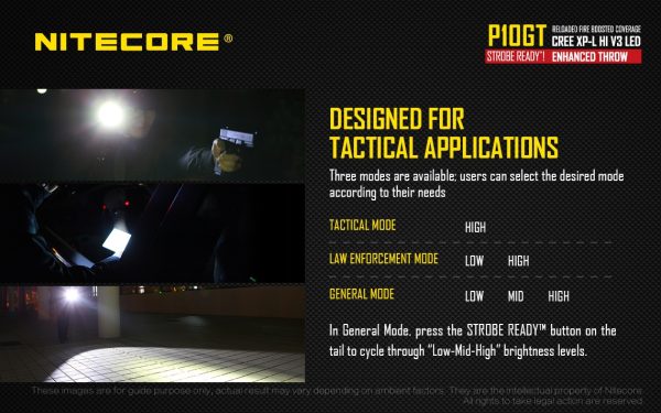 Latarka Nitecore P10GT 900 Lumenów-11