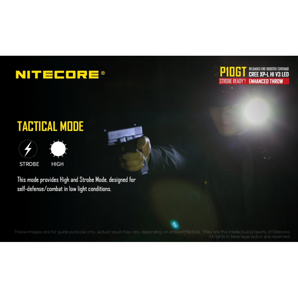 Latarka Nitecore P10GT 900 Lumenów 13 Latarka Nitecore P10GT 900 Lumenów