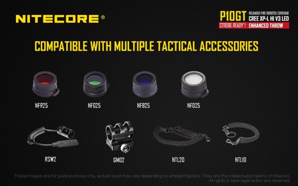 Latarka Nitecore P10GT 900 Lumenów-21