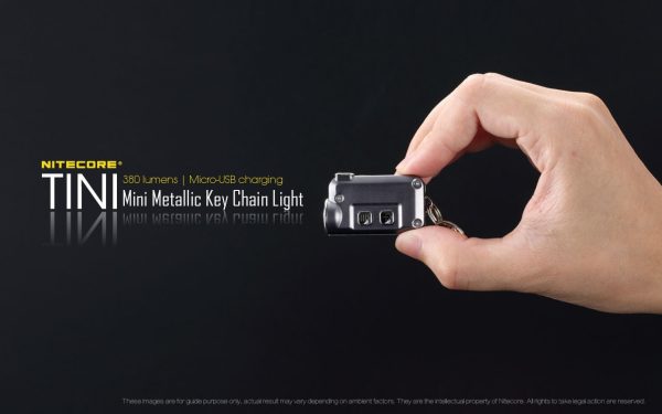 Latarka Nitecore TINI Zielona 380 Lumenów-3