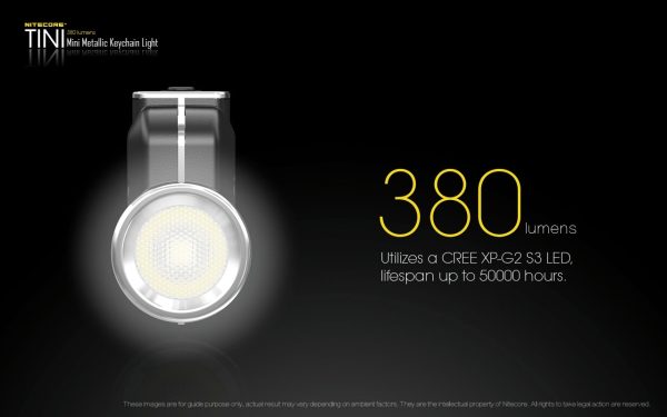 Latarka Nitecore TINI Zielona 380 Lumenów-10