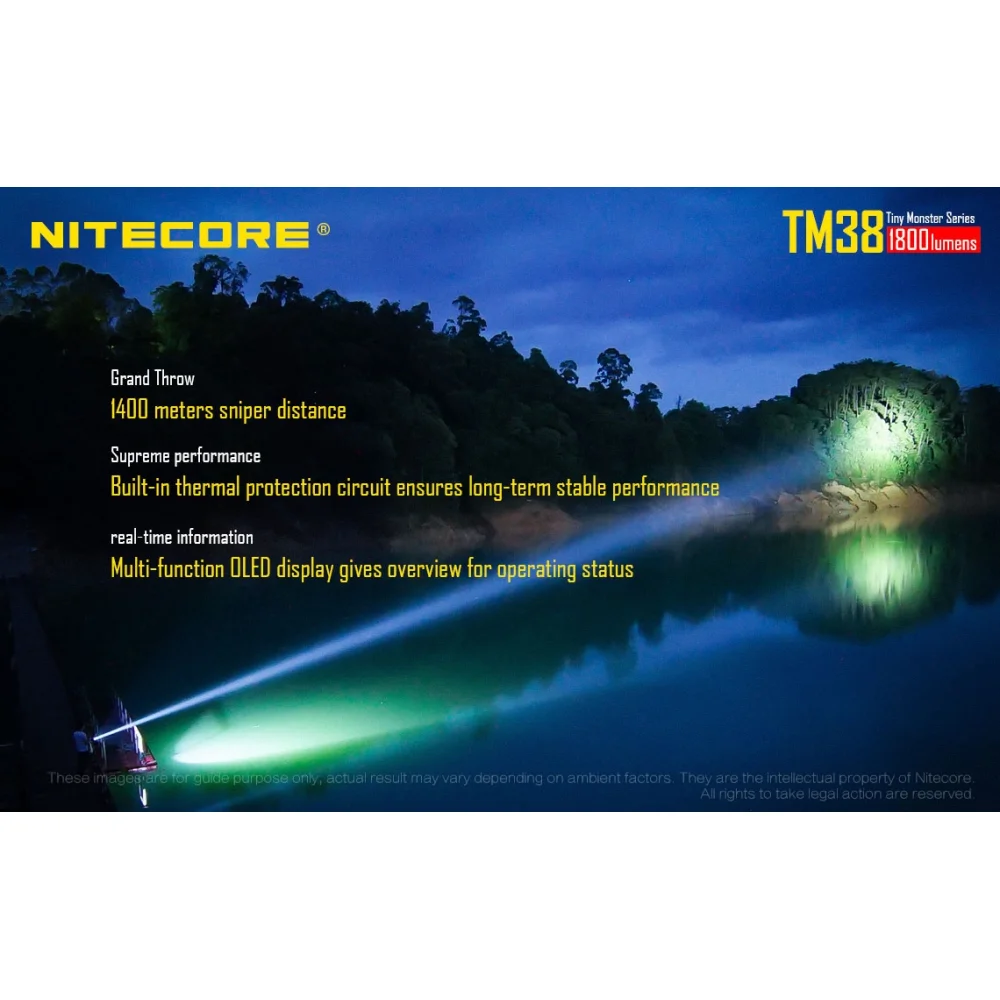 Latarka Nitecore TM38 Tiny Monster 38 1800L 6 Latarka Nitecore TM38 Tiny Monster 38 1800L