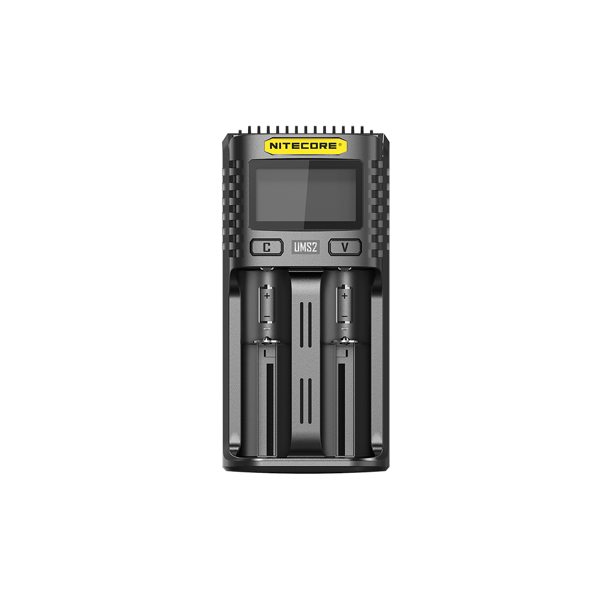 Ładowarka Nitecore UMS2 Dwukanałowa ładowarka USB Nitecore UMS2 zaprojektowana w taki sposób by podładować baterie szybko i bezpiecznie. Przy użyciu dwóch kanałów ładowania, urządzenie podaje prąd o mocy 4000mA, przy pojedynczym kanale uruchamia się tryb „Quick Charge” podający prąd o mocy 3000mA. Ładowarka posiada wyświetlacz LCD, na którym wyświetlane są informacje dotyczące ładowanych akumulatorów. Dodatkowo posiada możliwość ręcznego - LifeGun.pl Ładowarka Nitecore UMS2-1