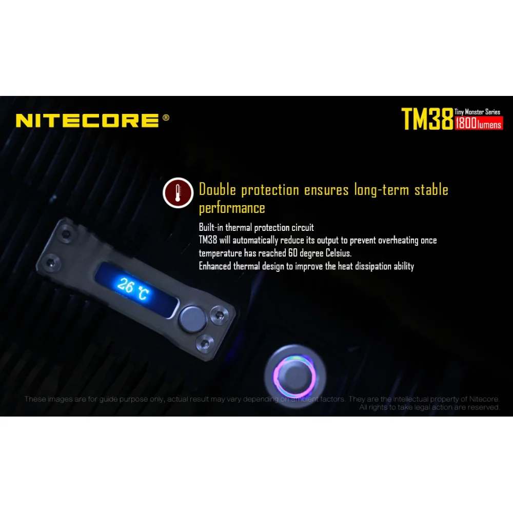 Latarka Nitecore TM38 Tiny Monster 38 1800L 8 Latarka Nitecore TM38 Tiny Monster 38 1800L