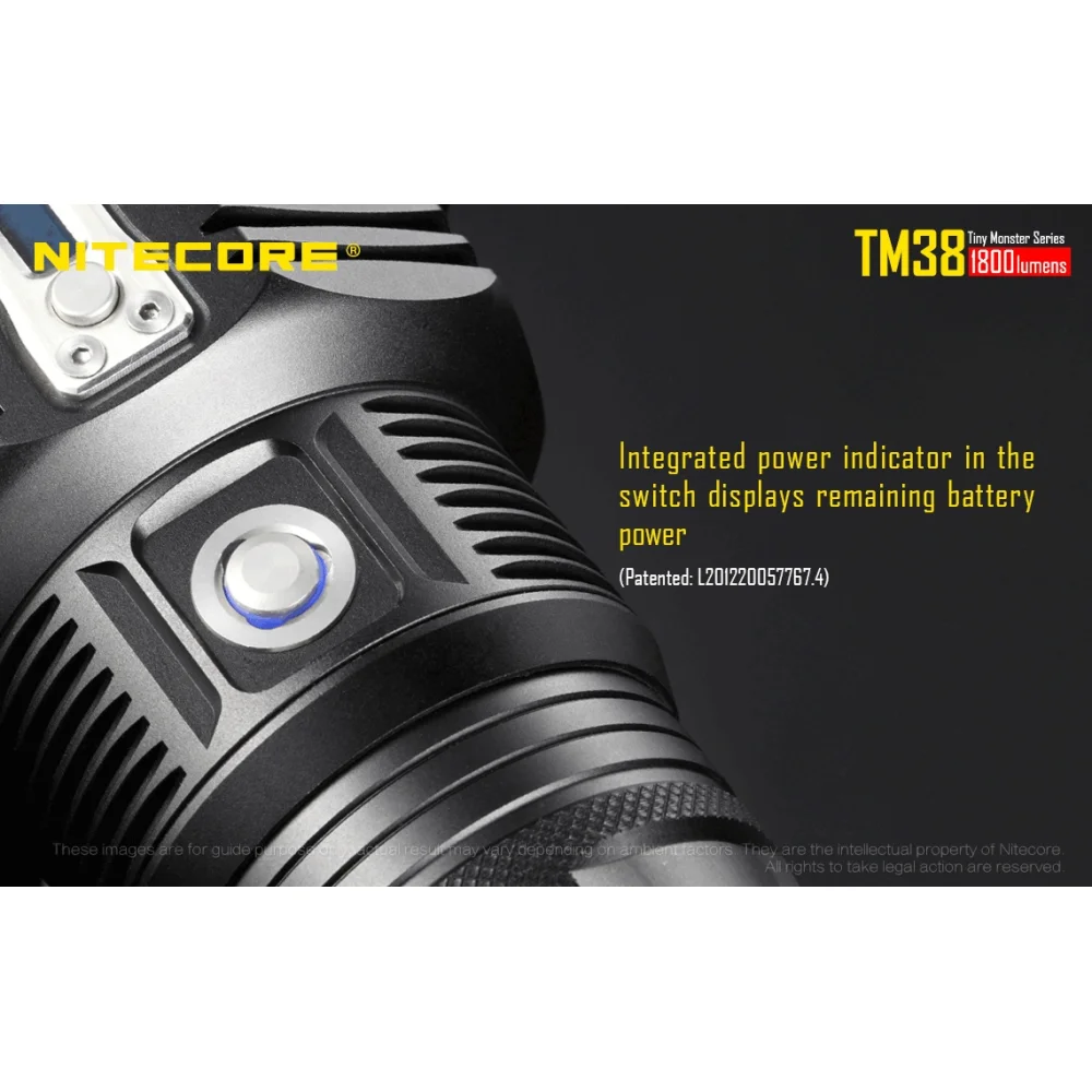 Latarka Nitecore TM38 Tiny Monster 38 1800L 13 Latarka Nitecore TM38 Tiny Monster 38 1800L