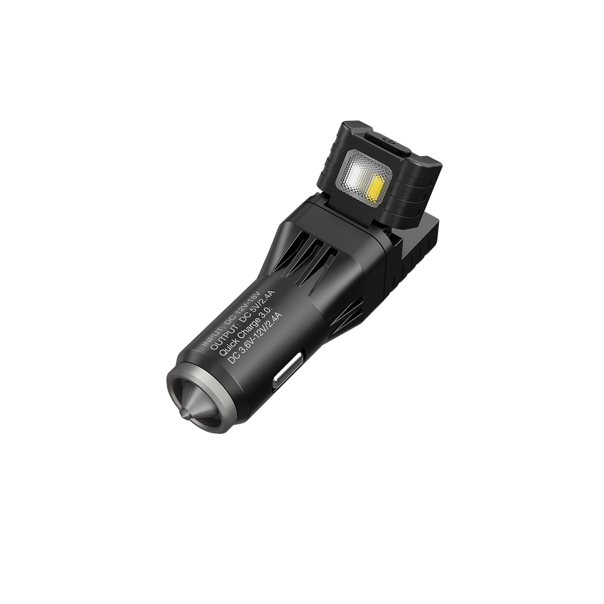 Ładowarka Nitecore VCL10 Ładowarka Nitecore VCL10 to wyjątkowy gadżet który będziesz chciał mieć w swoim samochodzie. Dwa tryby: QuickCharge 2.0 i QuickCharge 3.0 pozwalają podładować urządzenia Android i z systemem iOs z prędkością 2.4A. Ładowarka została wyposażona w latarkę o mocy 25 lumenów i może działać do 3 godzin. VCL10 posiada również czerwone światło ostrzegawcze, - LifeGun.pl Ładowarka Nitecore VCL10-2