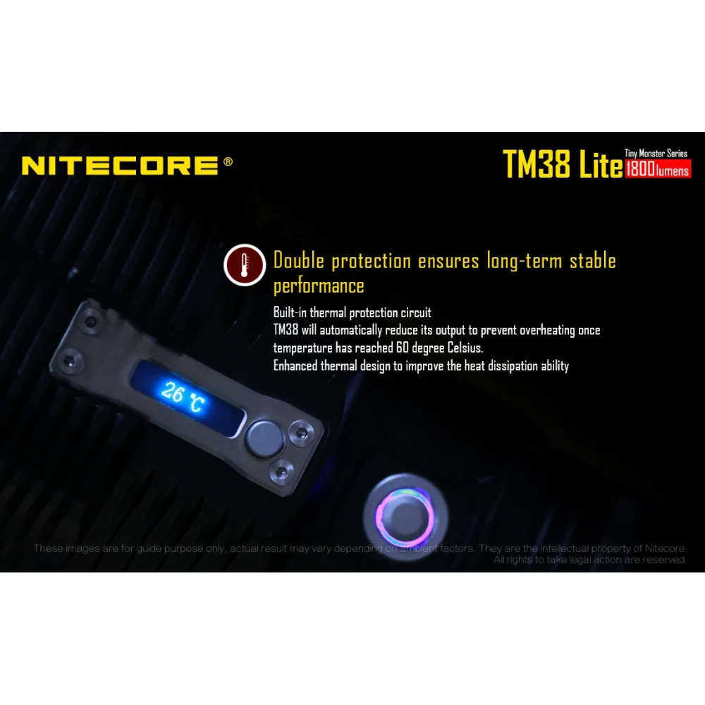 Latarka Nitecore TM38 LITE Tiny Monster 38 1800L 9 Latarka Nitecore TM38 LITE Tiny Monster 38 1800L